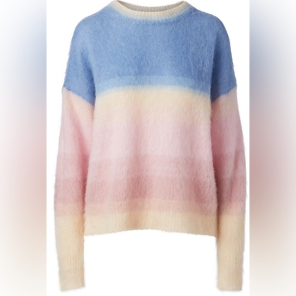 Isabel Marant Etoile Drussell Pullover in Blue Pink - Picture 4 of 8